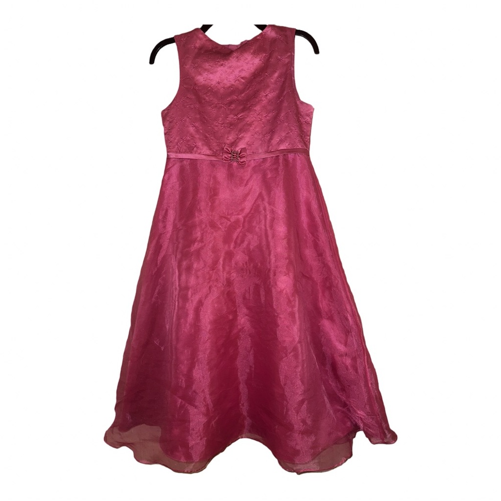 Girls fuscia evening wear